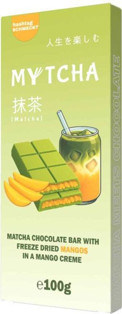 hashtag schmeckt Mytcha Matcha Chocolate Bar Freeze Dried Produktbild 