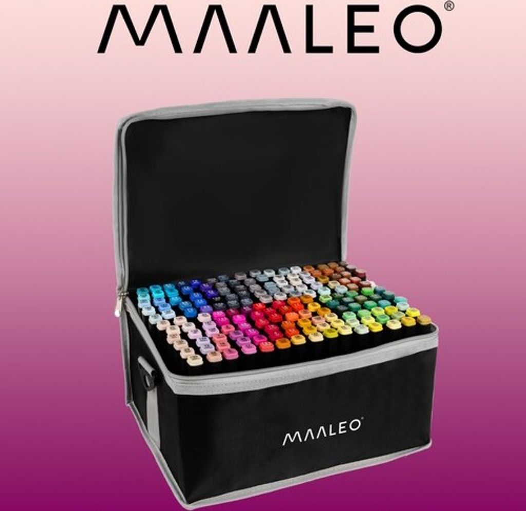 Maaleo 24101 Sada oboustranných fixů XXL 168 ks Obrázek produktu 12