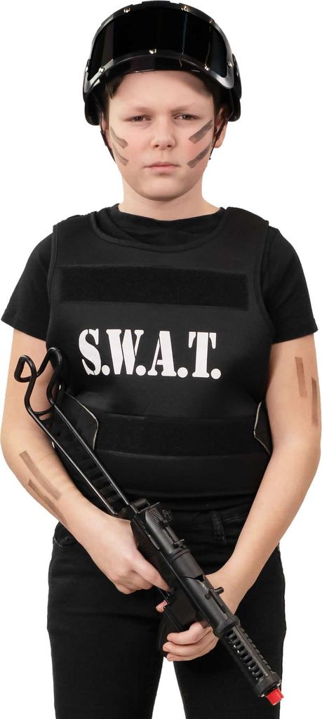 SWAT Weste S.W.A.T. Spezialeinheit Kinder Karneval Fasching Produktbild 