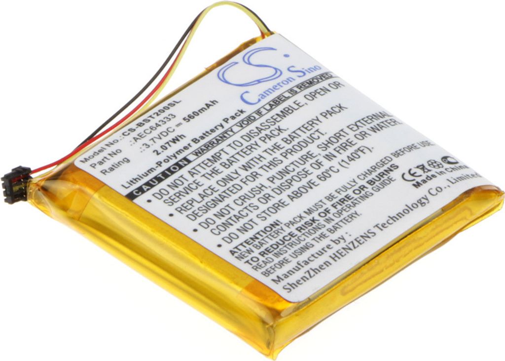 TECHTEK Akku Kompatibel mit [Beats] Solo Pro Wireless, Studio 2 B0500, Studio 2 B0501, Studio 2.0, Studio 3 A1914, Studio 3.0 Ersetzt AEC643333, für