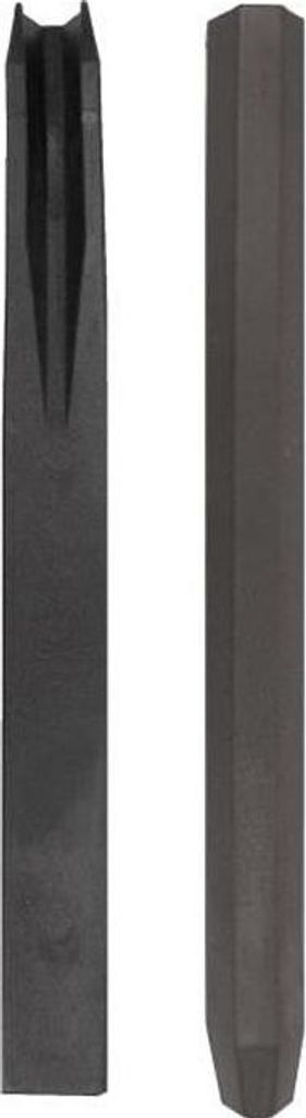 NATURE Recycelter PVC-Erdspieß zur Befestigung von Borderfix - H 38 x 3,6 x 3,8 cm
