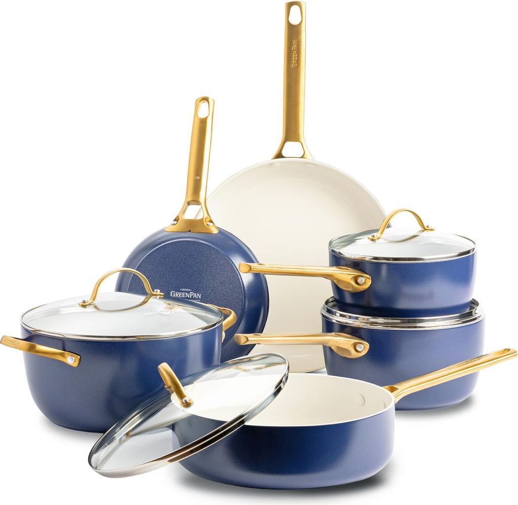 GreenPan Padova Reserve Topf & Pfannen-Set blau Produktbild 