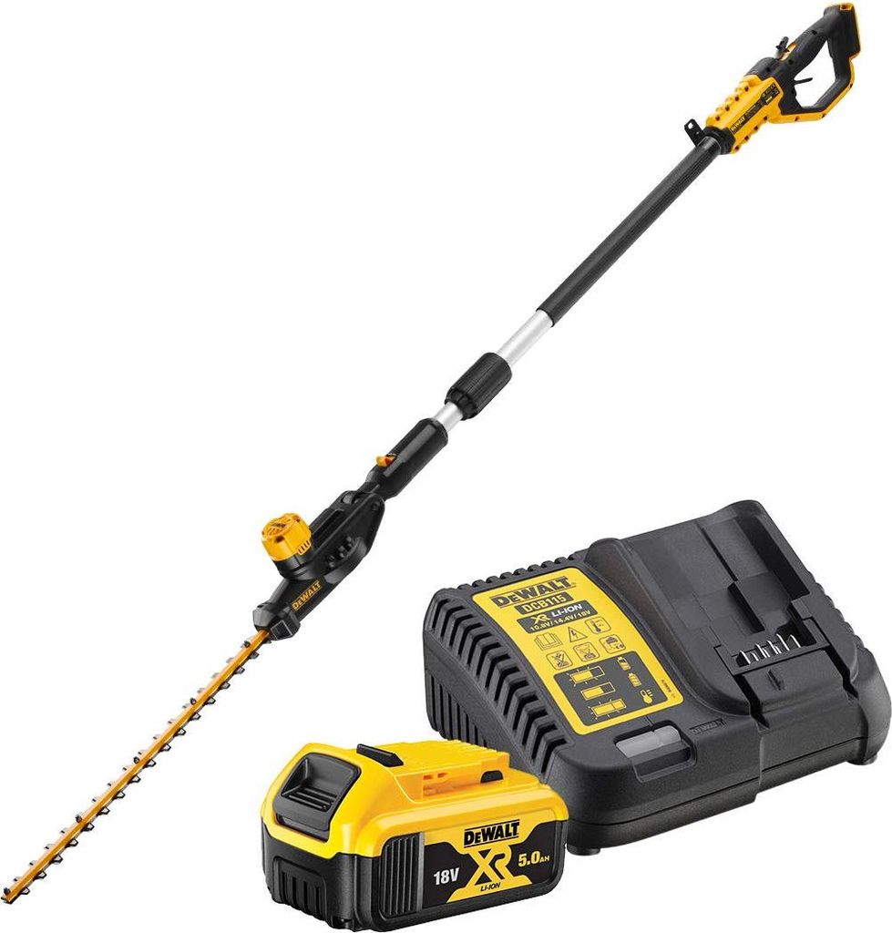 Taille-haies sur perche 18V DEWALT DCMPH566P1-QW 55cm/25mm Image du produit 