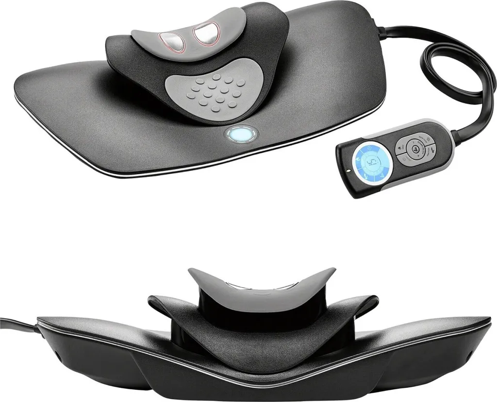 Masseur cervical Shiatsu ergonomique avec sangles de maintien ajustables