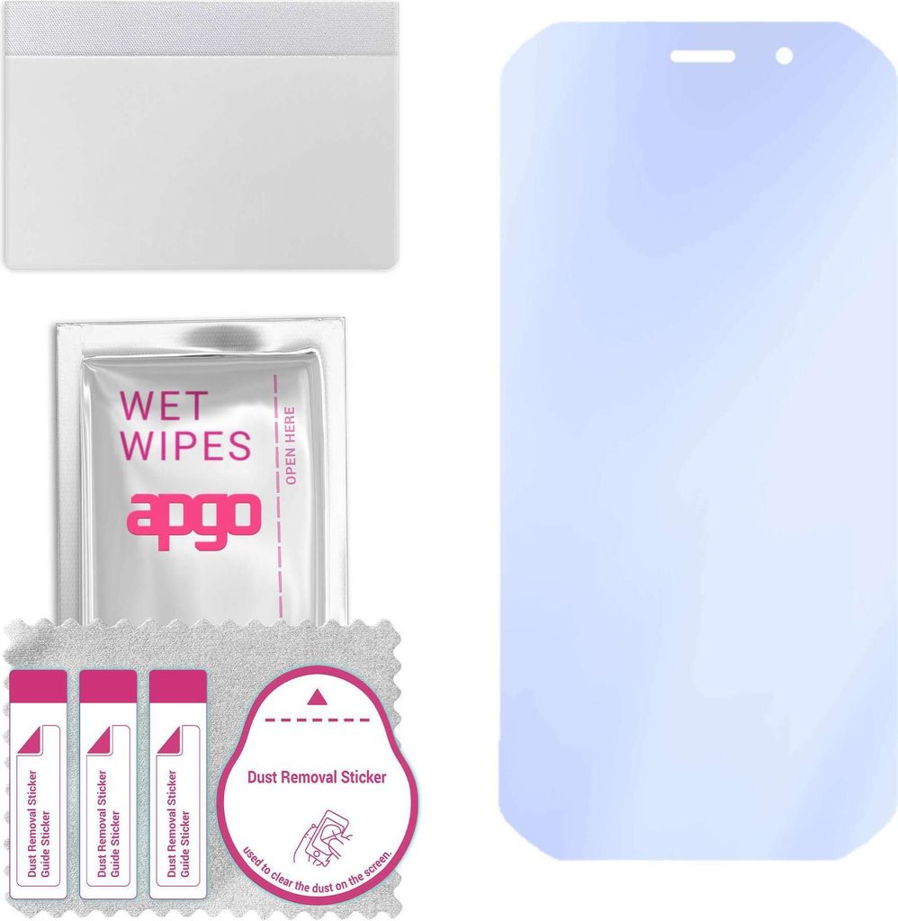 apgo Hybrid Schutzglas, kompatibel mit Oukitel WP18 Pro, 9H Härte, Flexible Nano Glass PRO, toller Ersatz für Hartglas, kratzfester Displayschutz...
