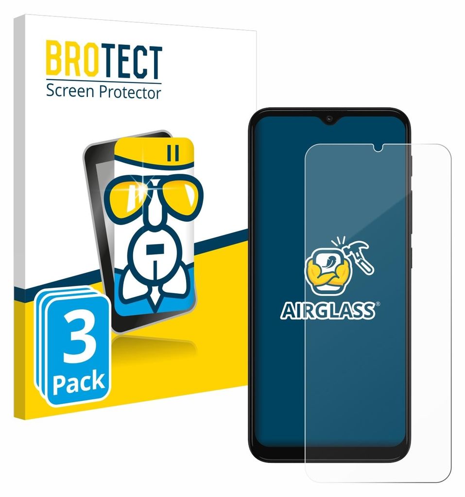 3x BROTECT Schutzglas für Motorola Moto G30 Schutzfolie Panzer Folie Glas Display Schutz klar