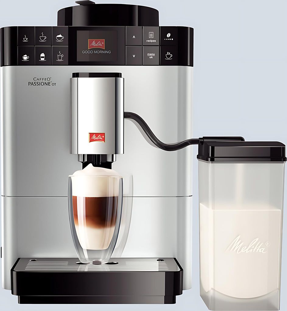 Melitta Kaffeevollautomat Passione One Touch Silber; Produktbild 