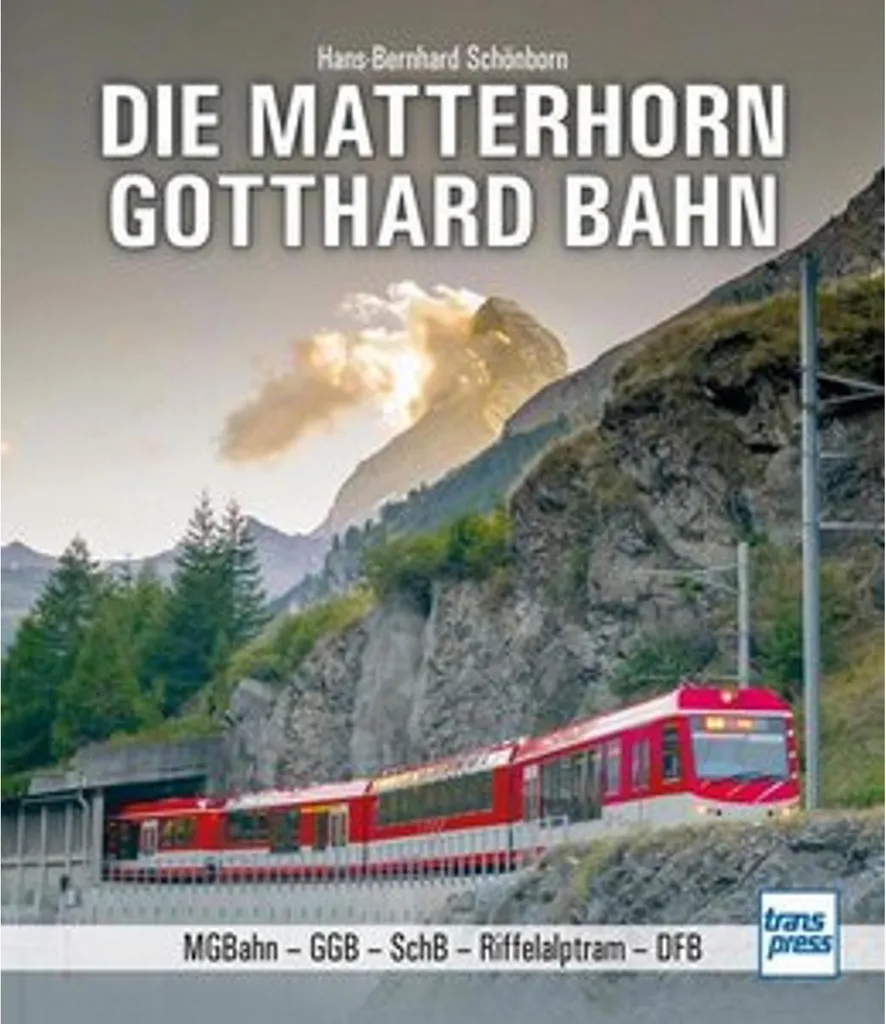 Matterhorn Gotthard Bahn Train H0 robuste pour circulation sans déraillement