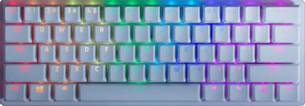 Clavier Gamer 60% Razer Huntsman Mini Blanc - Format Mini USB QWERTY
