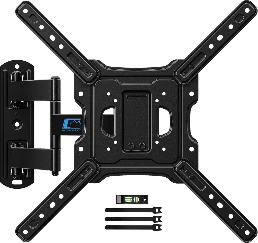Supporto TV Parete VESA 400x400 Braccio Lungo 40kg per Schermi Curvi