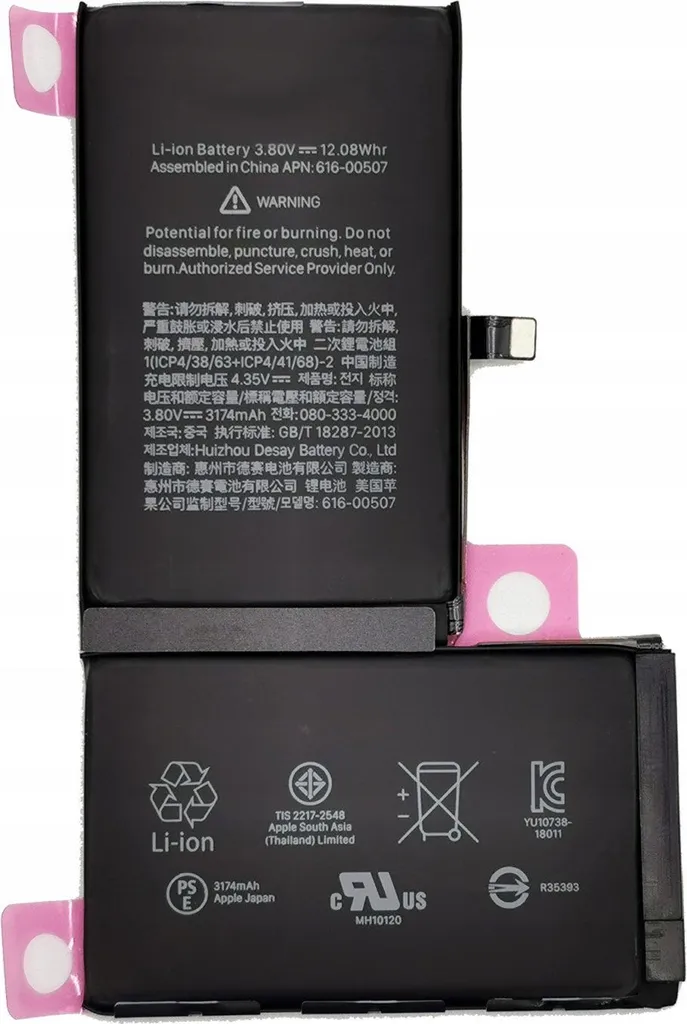 Réparez votre iPhone XS Max - Batterie 3174 mAh contre les Coupures