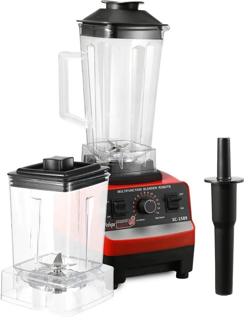 Frullatore elettrico, motore ad alta velocità, funzione autopulente, 2 in 1, spina UE