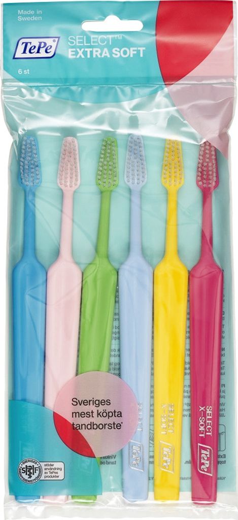 TePe | Zahnbürste, 4+2 gratis, Weiche Borsten, Select Produktbild 