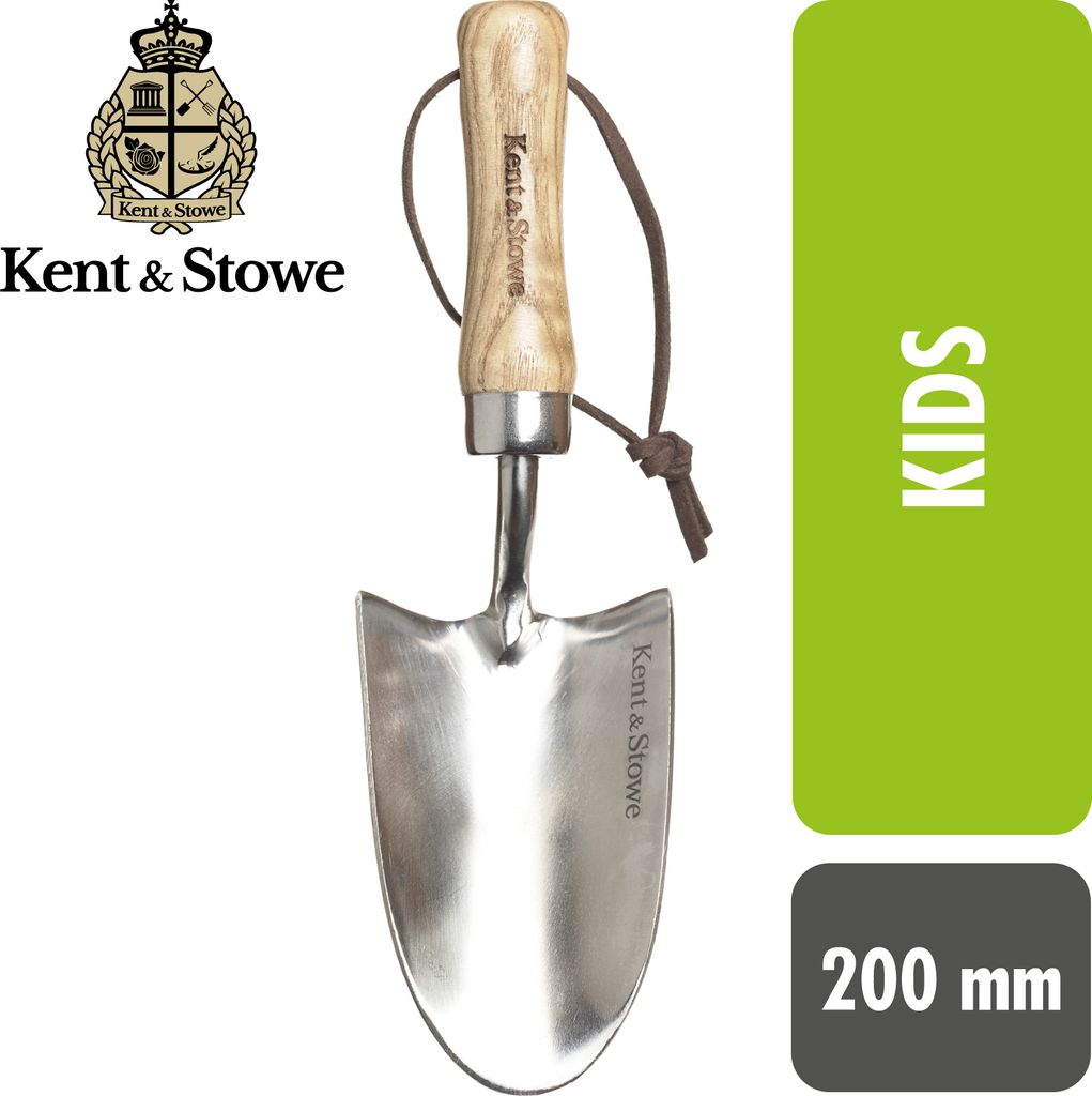 Kent & Stowe Kinder-Handschaufel aus Eschenholz und Edelstahl gefertigt, 734862