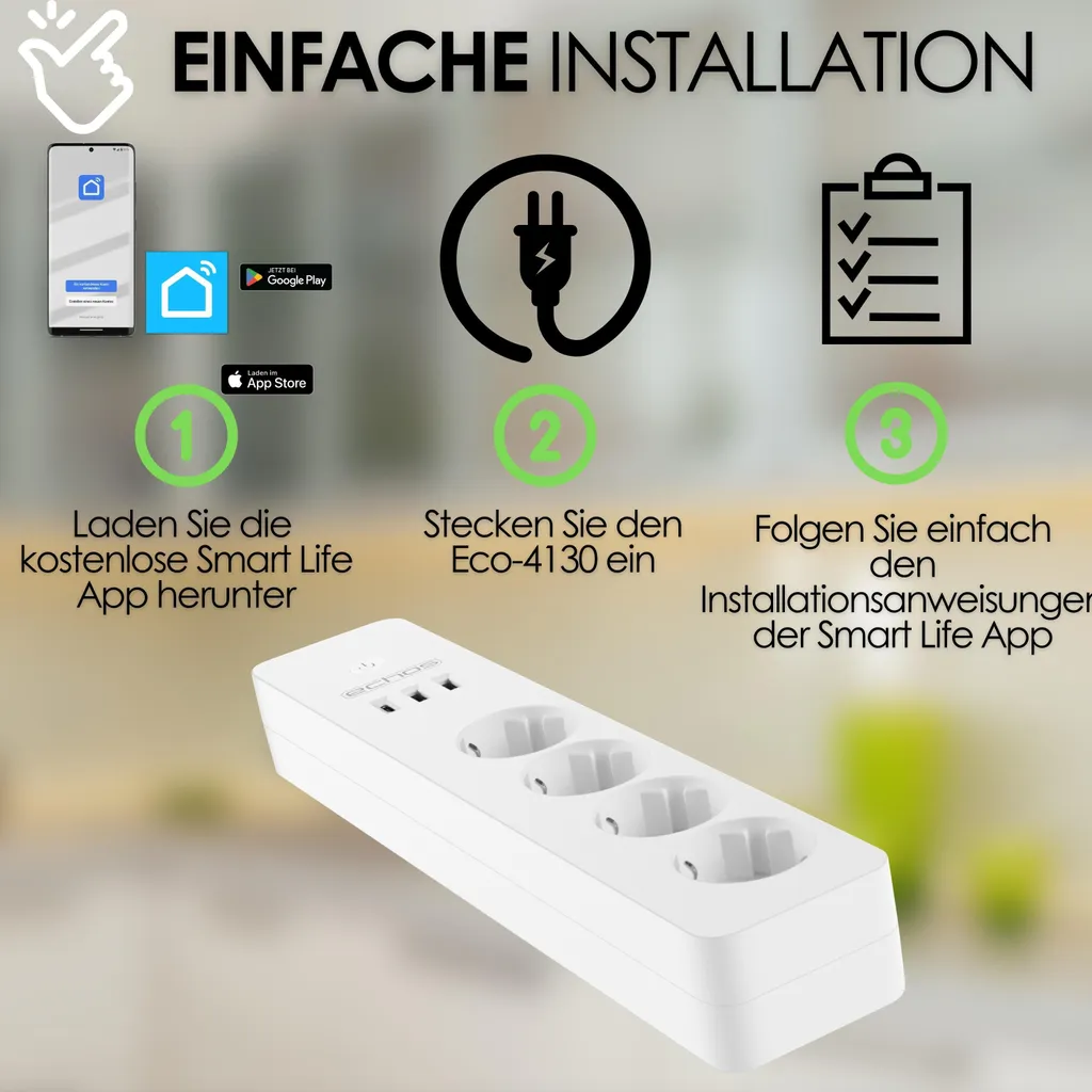 Multiprise Echos Eco-4130 : solution contre le manque de prises murales - 8