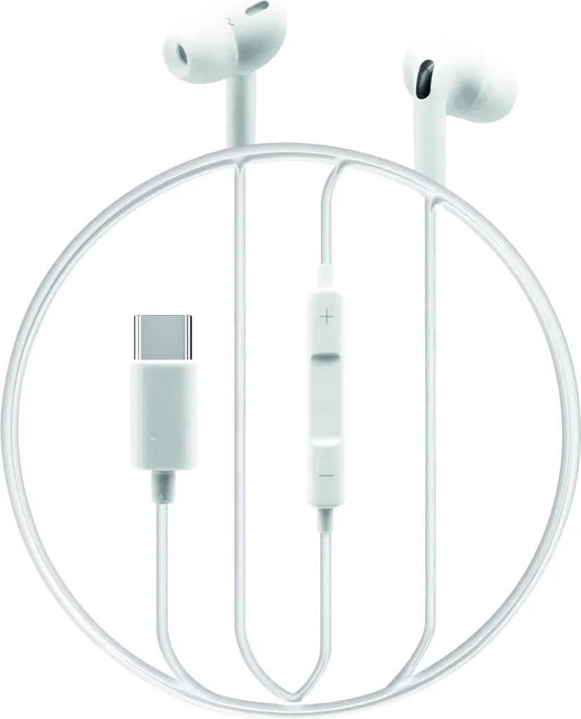 Hyundai HN-AUTYCW Kopfhörer & Headset Kabelgebunden im Ohr Anrufe/Musik USB Typ-C Weiß