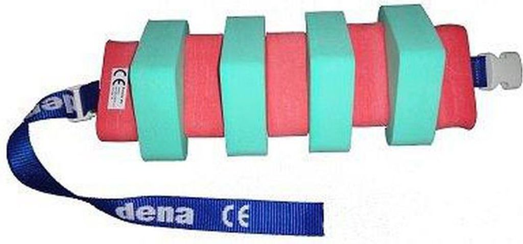 Schwimmgürtel Kinder mit Sicherheitsverschluß 60cm Länge Farbe Grün Rot