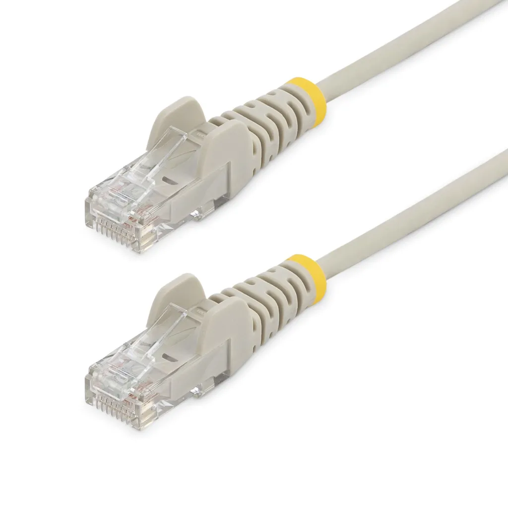 StarTech.com Cavo Ethernet CAT6 1m Grigio Snagless Slim - Alta Qualità