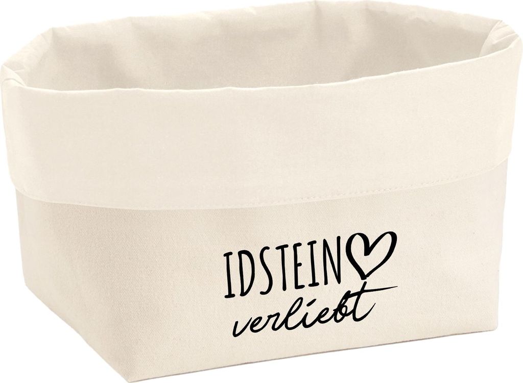 Huuraa Organizer Idstein verliebt 8 Liter Large Canvas Baumwolle Utensilo Geschenkidee