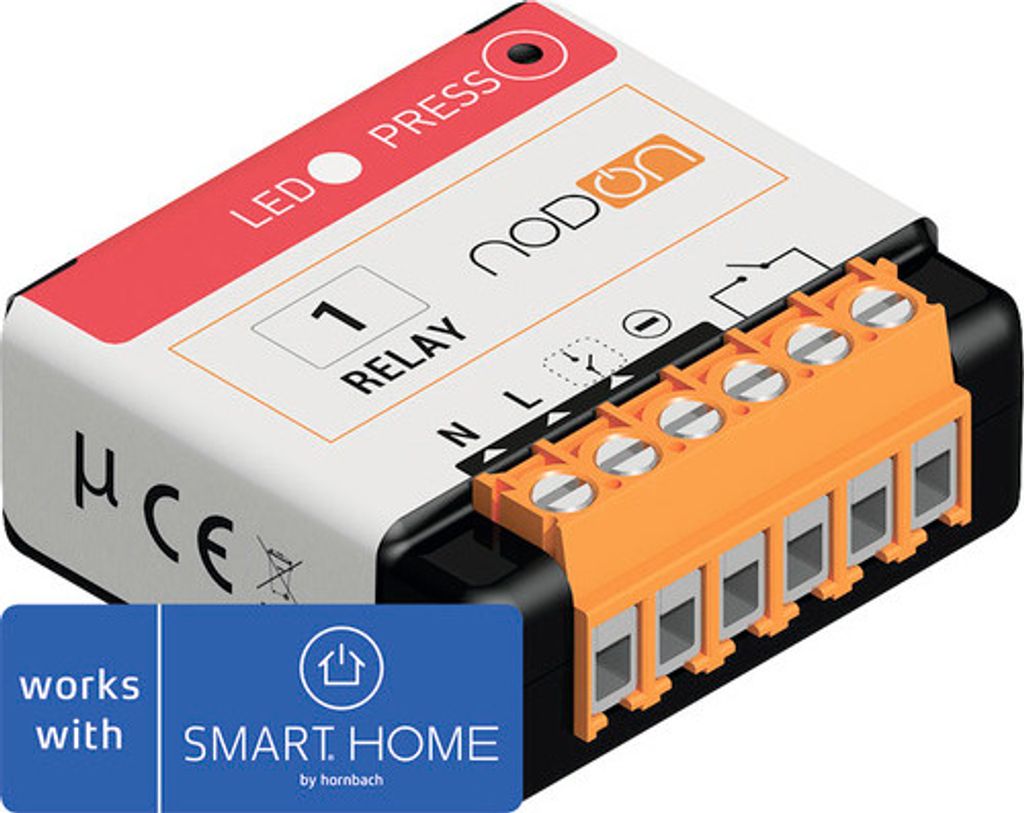 NodOn Zigbee 1-Kanal 16A Relaisschalter SIN-4-1-20 - Produktbild 