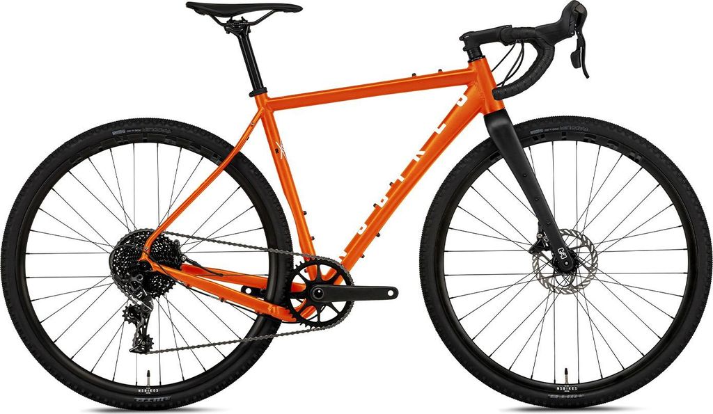 NS Bikes RAG+ 2, 700C Gravel Orange 28" Diamant Gravelbike in Orange