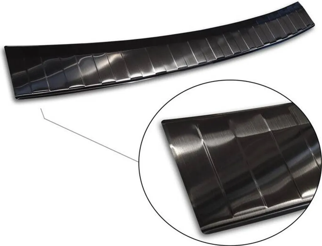 Bouclier arrière de remplacement Volvo V70 3 Noir - Qualité d'origine