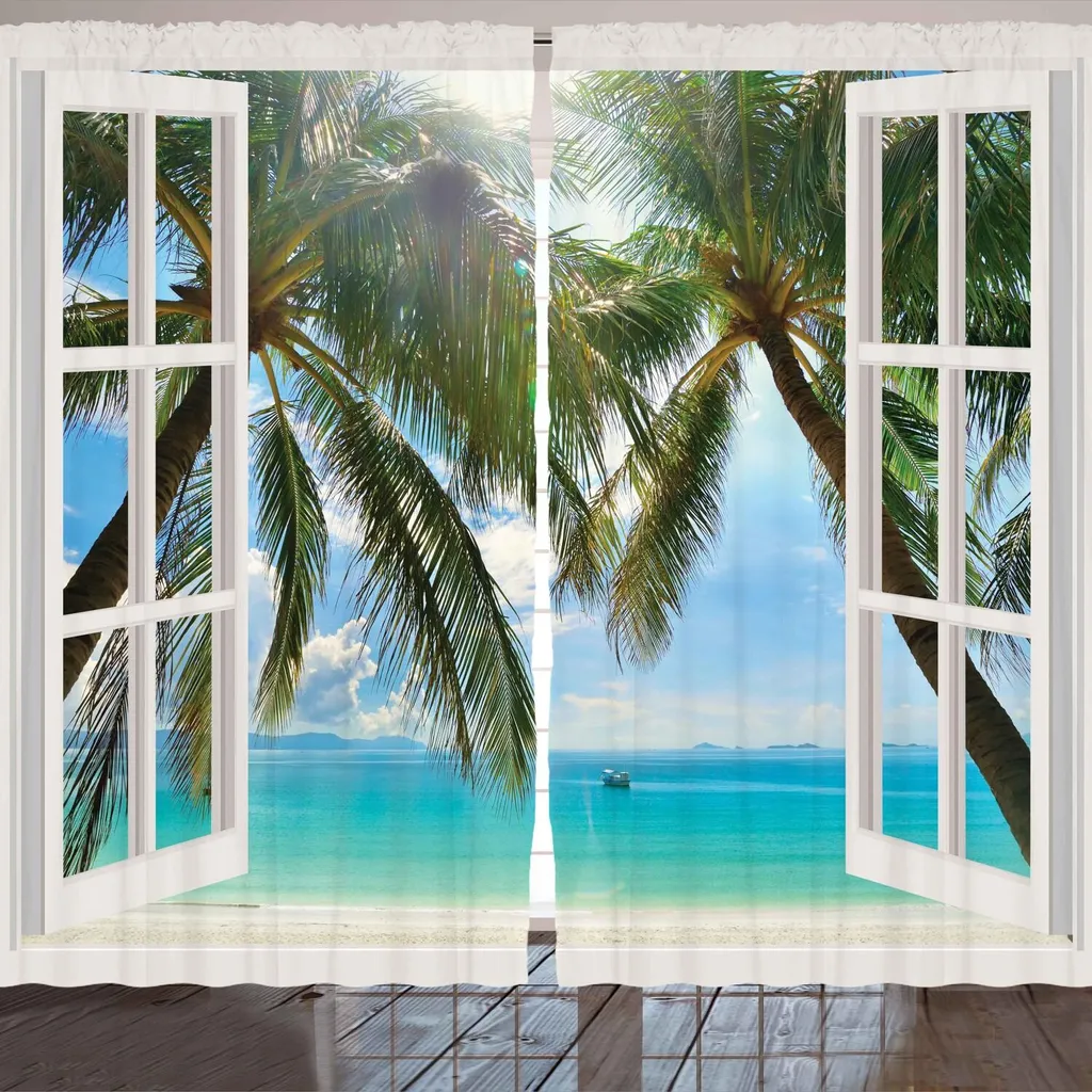 ARANDE Tenda Palme Tropicali 280x260 cm | Arredo Casa Esotico