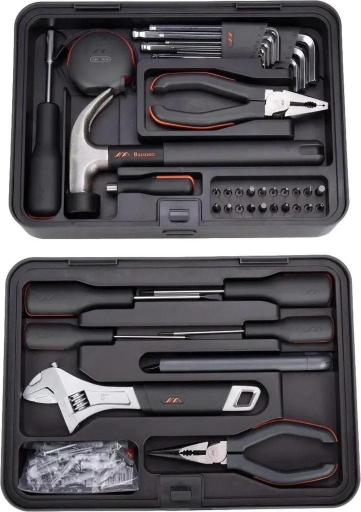 Jeu de tournevis X2-AB en coffret outils - Acier Noir Taille 1 Bricolage