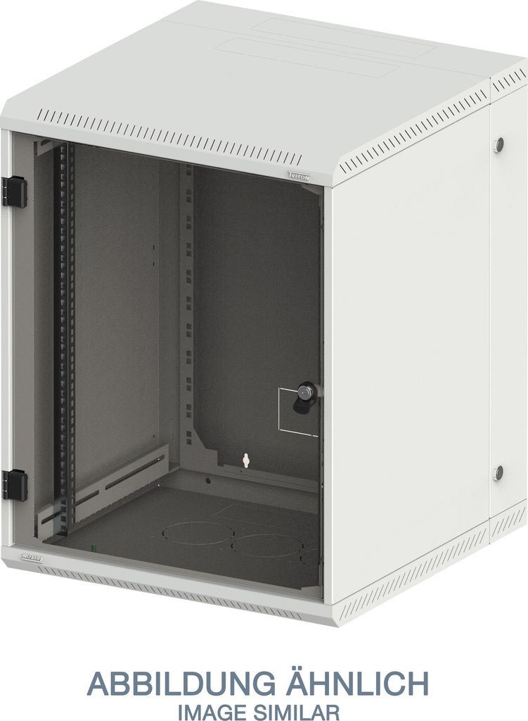 Triton RBA-15-AD5-CAX-A1 19" Wandschrank 15HE, 600x515mm, zweiteilig, grau