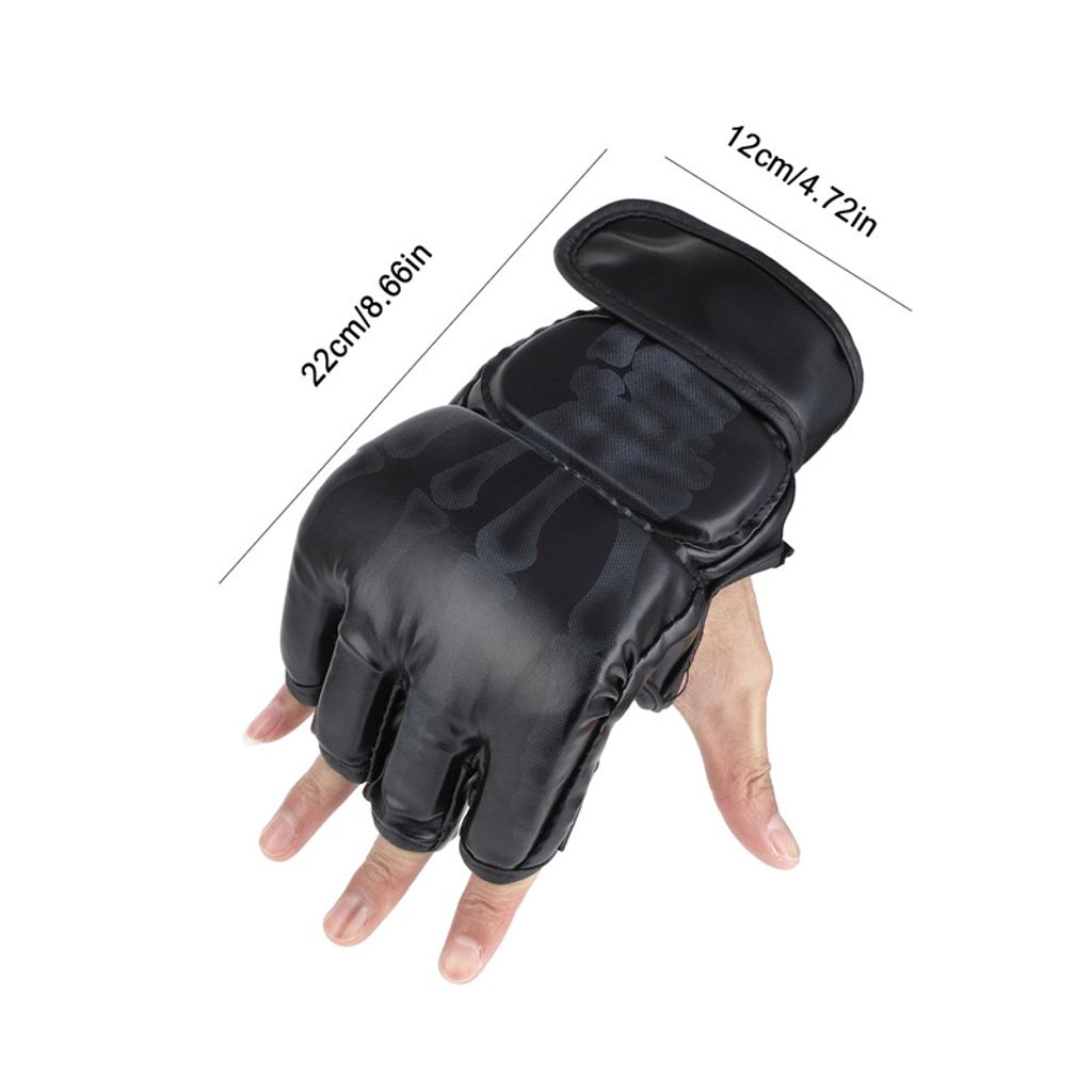 MMA Handschuhe, Halbfinger MMA Boxhandschuhe mit Produktbild 8