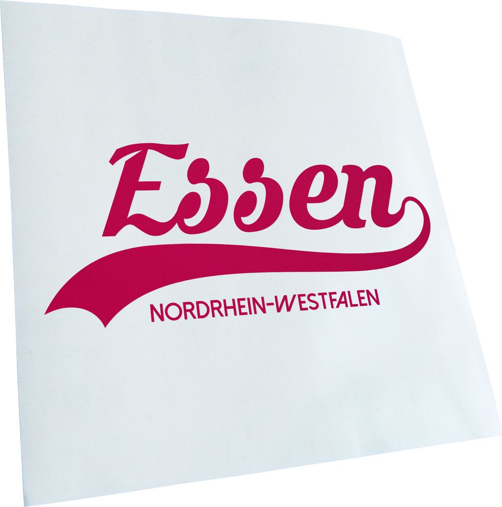 Kiwistar - Autoaufkleber - Essen Nordrhein-Westfalen - Neonorange - 20x9cm - Aufkleber für Auto, Laptop, Fahrrad, LKW, Motorrad mehrfarbig JDM Dec...