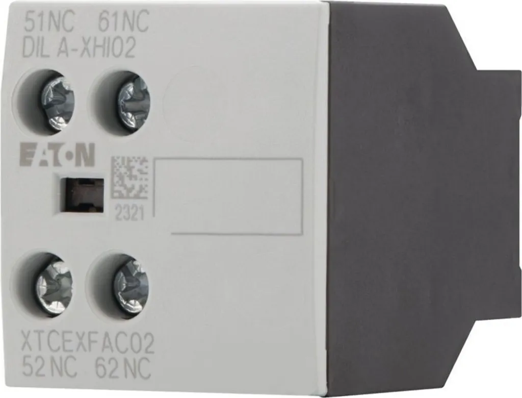 Module auxiliaire 2p. 0S2Ö DILA-XHI02 avec contacts NC haute fiabilité