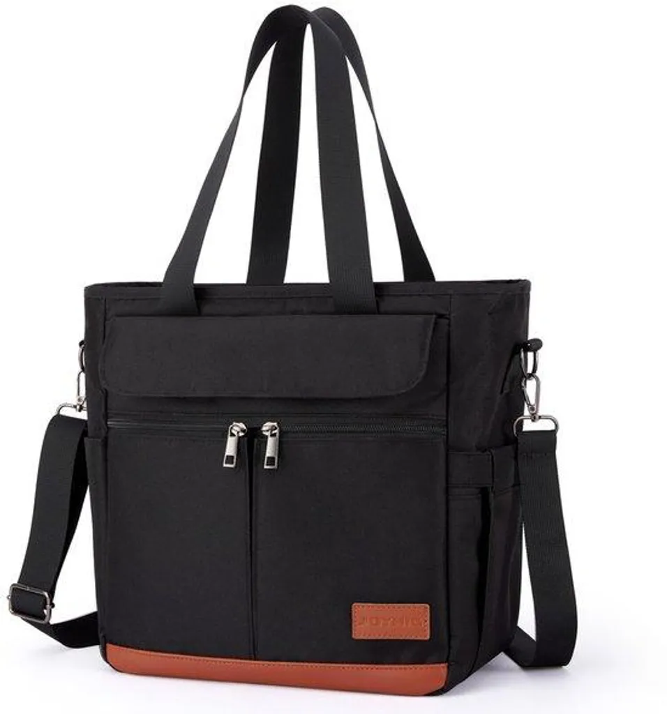 Sac de plage isolant noir avec bandoulière réglable - Modèle Nordique