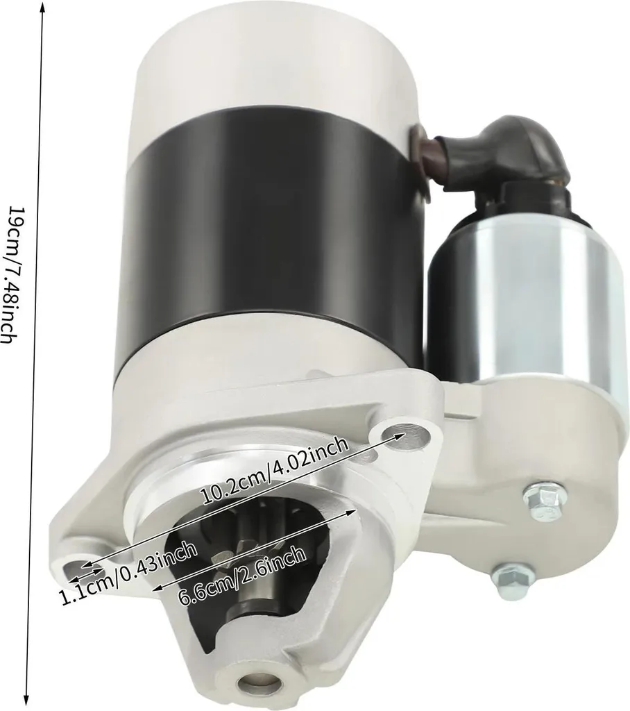 Démarreur 12V Diesel Argenté : Solution pour Démarrage Difficile Hiver