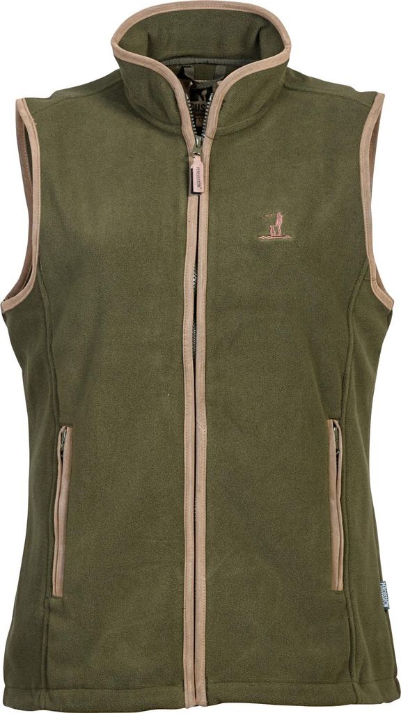 Percussion Fleeceweste Scottland (khaki) Größe M