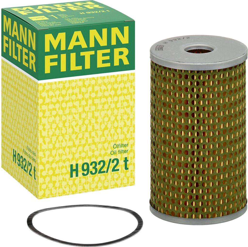 MANN-FILTER filtro olio H 932/2 t Immagine del prodotto 