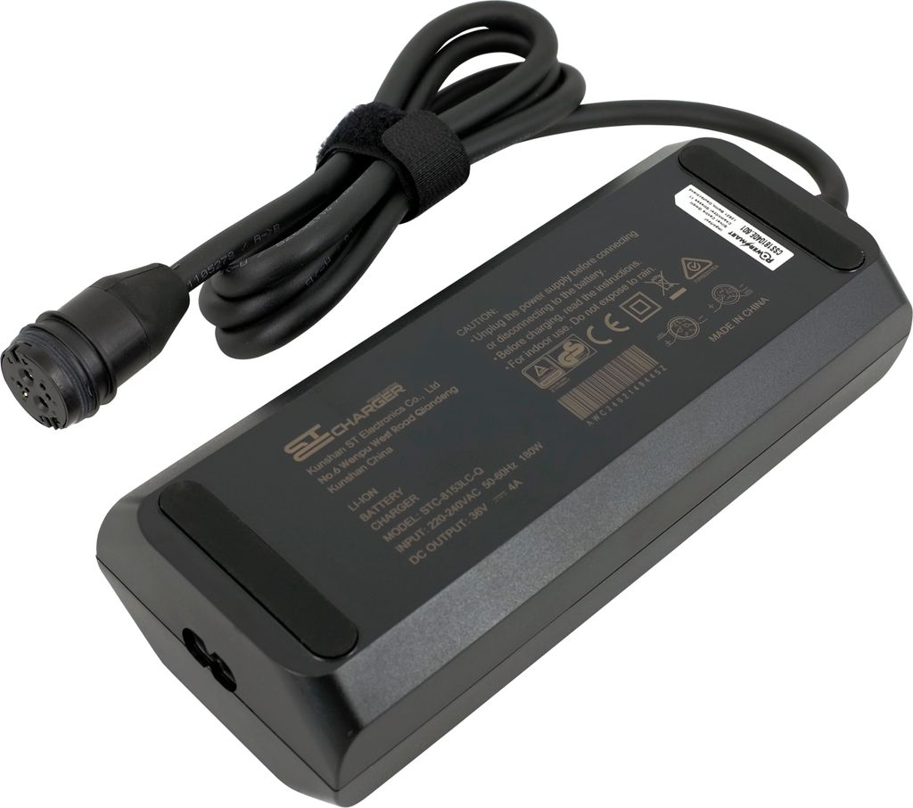 PowerSmart Chargeur Adaptateur 36V-42V 4A Pour Batterie Qwic - Secteur Fiable Et Puissant