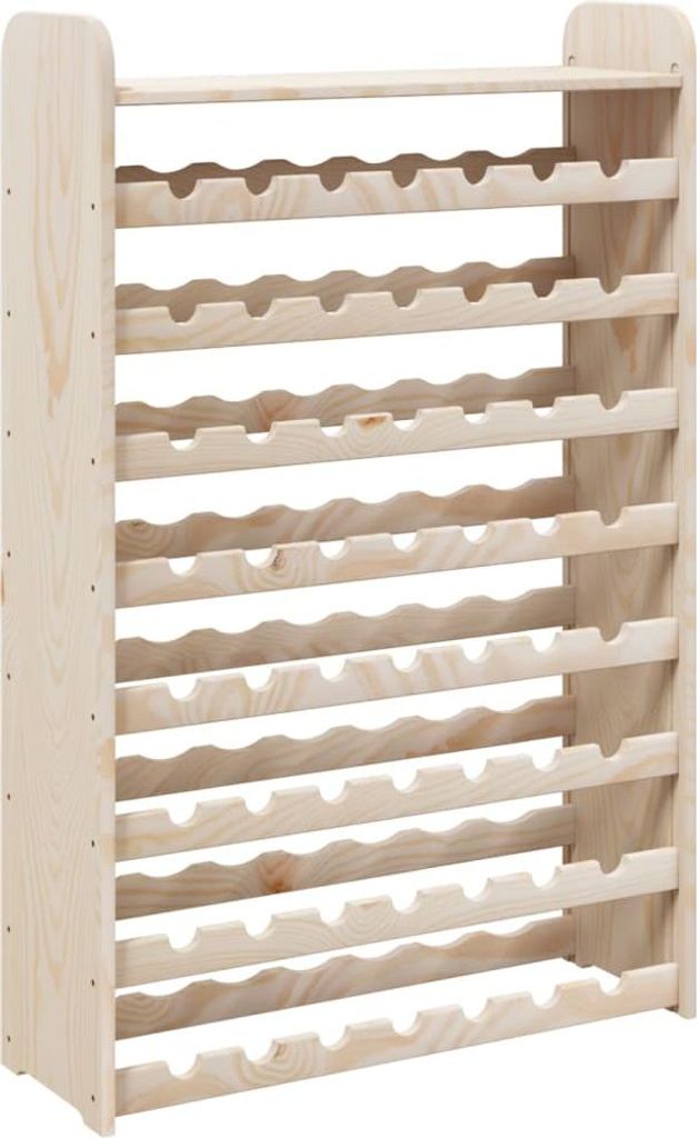 vidaXL Stojan na víno s horní policí 72,5x25x111,5 cm z Obrázek produktu 