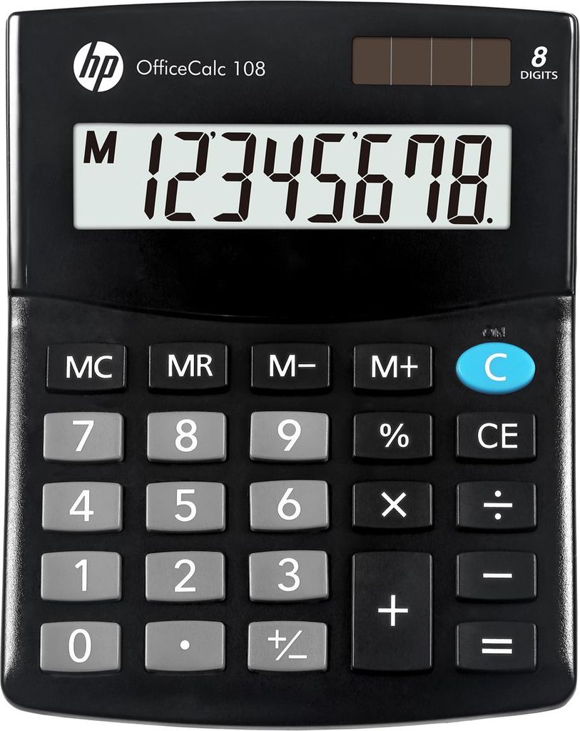 HP Tischrechner HP OfficeCalc 108, Lite Series, 8-stelliges Produktbild 