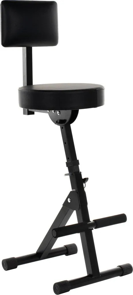Siège de clavier pour musiciens Revoltage Keyboard Chair 2025 métal noir