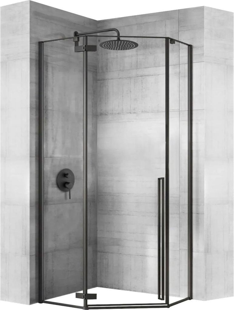 Rea Duschkabine Diamond 100X100 Black