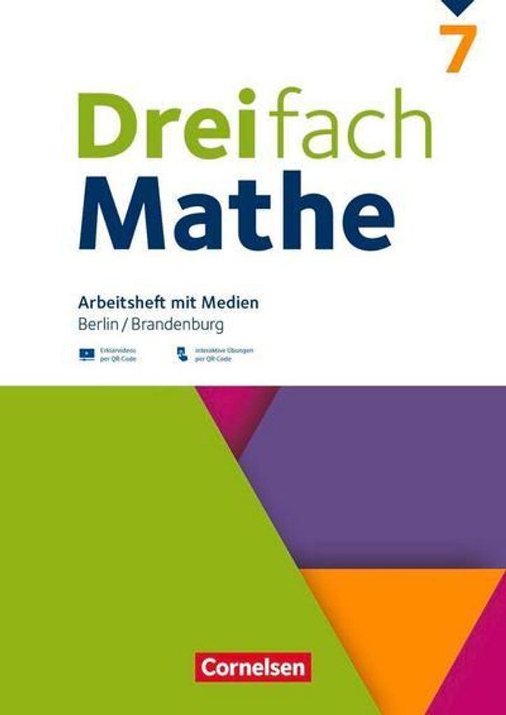 Dreifach Mathe 7. Schuljahr - Berlin und Brandenburg - Immagine del prodotto 