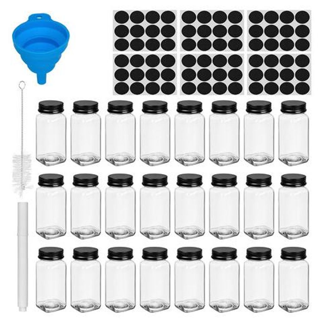 Ruhhy 27829 Sada skleněných dóz na koření 120 ml, 24 ks Obrázek produktu 