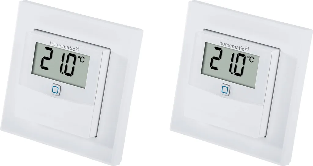 Sensore Professionale Homematic IP 150180A0 Display LCD 2 Pezzi