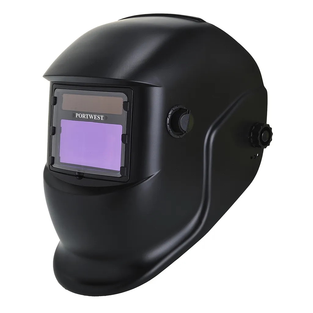 Évitez les brûlures de nuque avec le casque de soudure Portwest PW65 noir