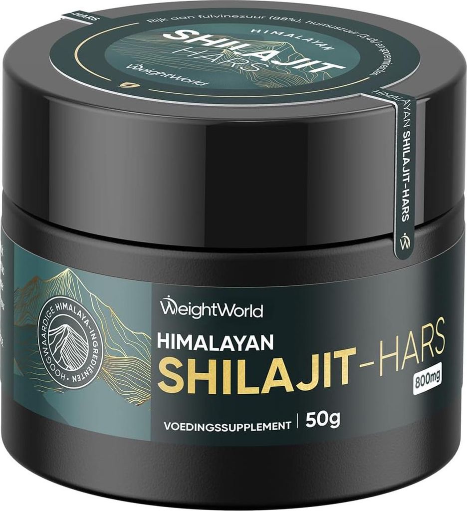 A product shot of a jar of Himalayan Shilajit-Hars.