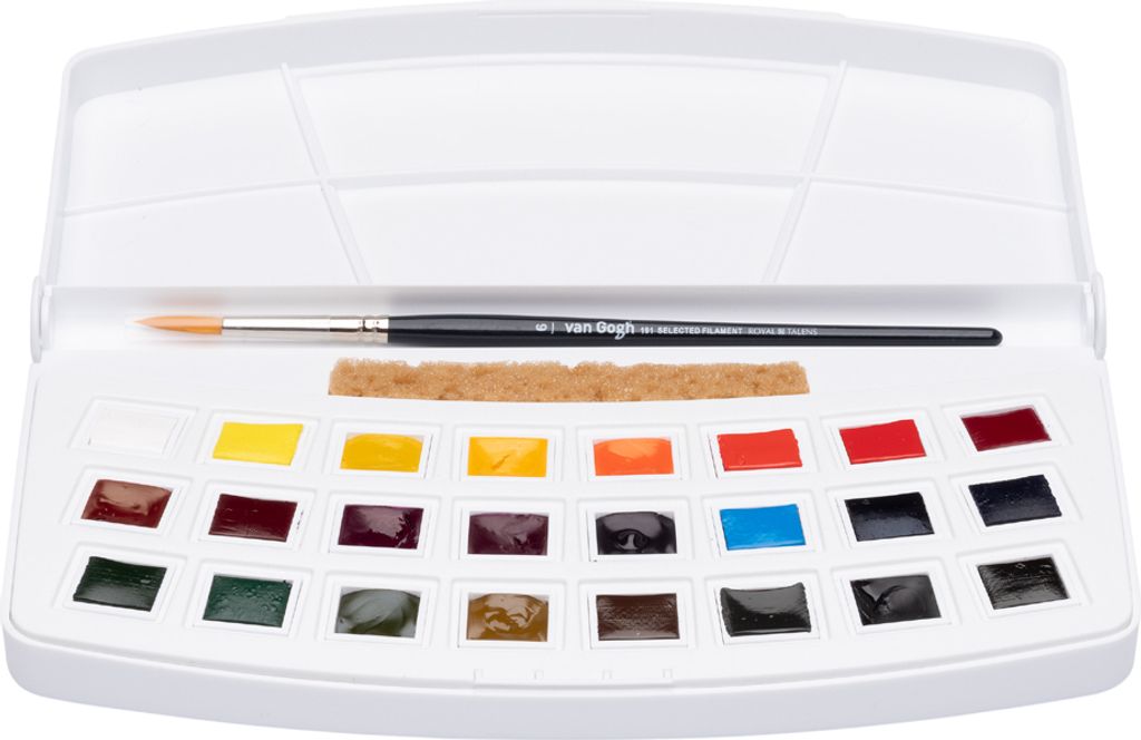 ROYAL TALENS Aquarellfarbe Van Gogh 24er Botanische Farben Produktbild 