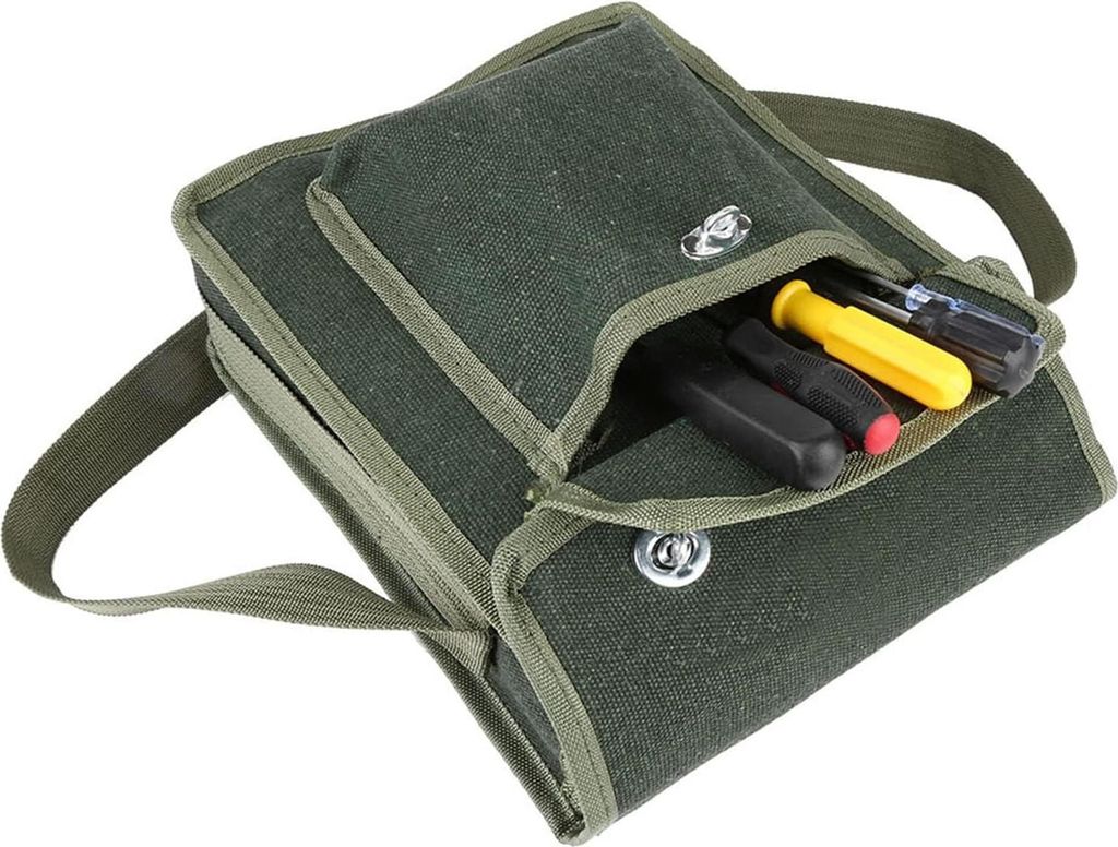 Werkzeugtasche, 26 x 29 x 10 cm, Werkzeugset, Wartungswerkzeug für Elektriker, Tasche, Werkzeugtasche Wera für Elektriker, Werkzeughalter, Organi...