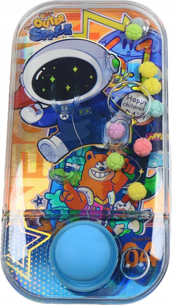 Wasserringspiel Smartphone Weltraum - Geduldspiel für Kinder Mitgebsel Geburtstag