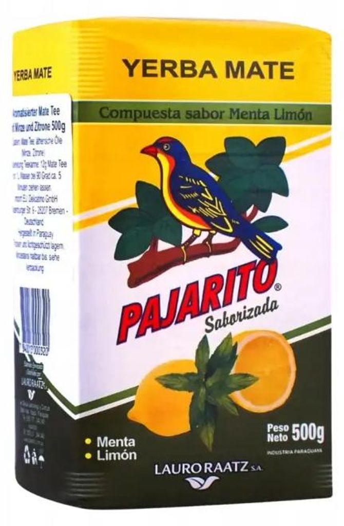 Mate Tee Pajarito Menta Limon 500g Produktbild 
